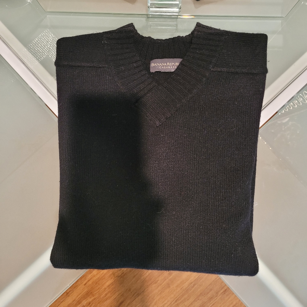 NEW BANANA REPUBLIC MEN'S 100%CASHMERE SWEATER
